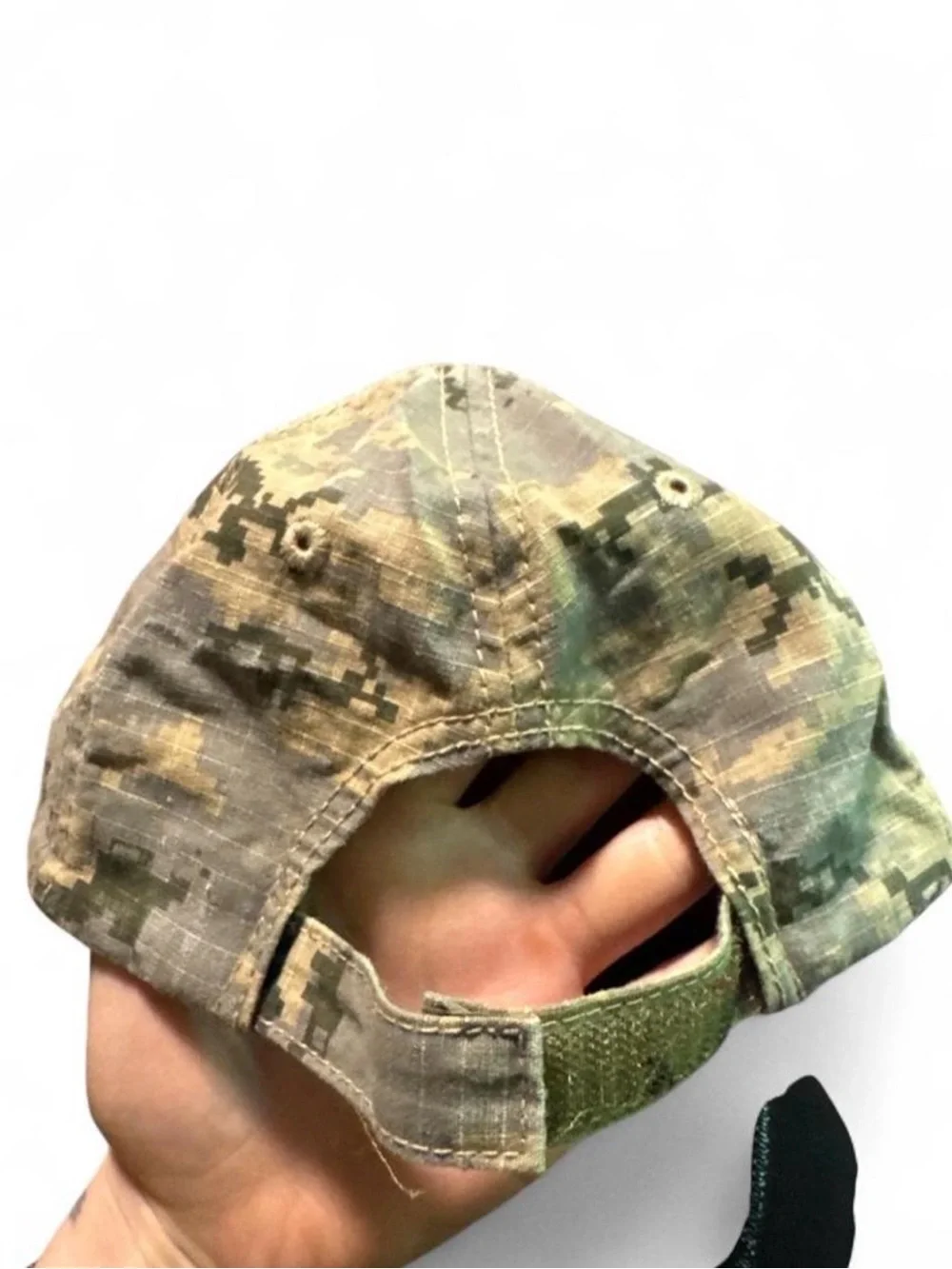 CAT Kids' Camo Baseball Cap - Green Digital Camo